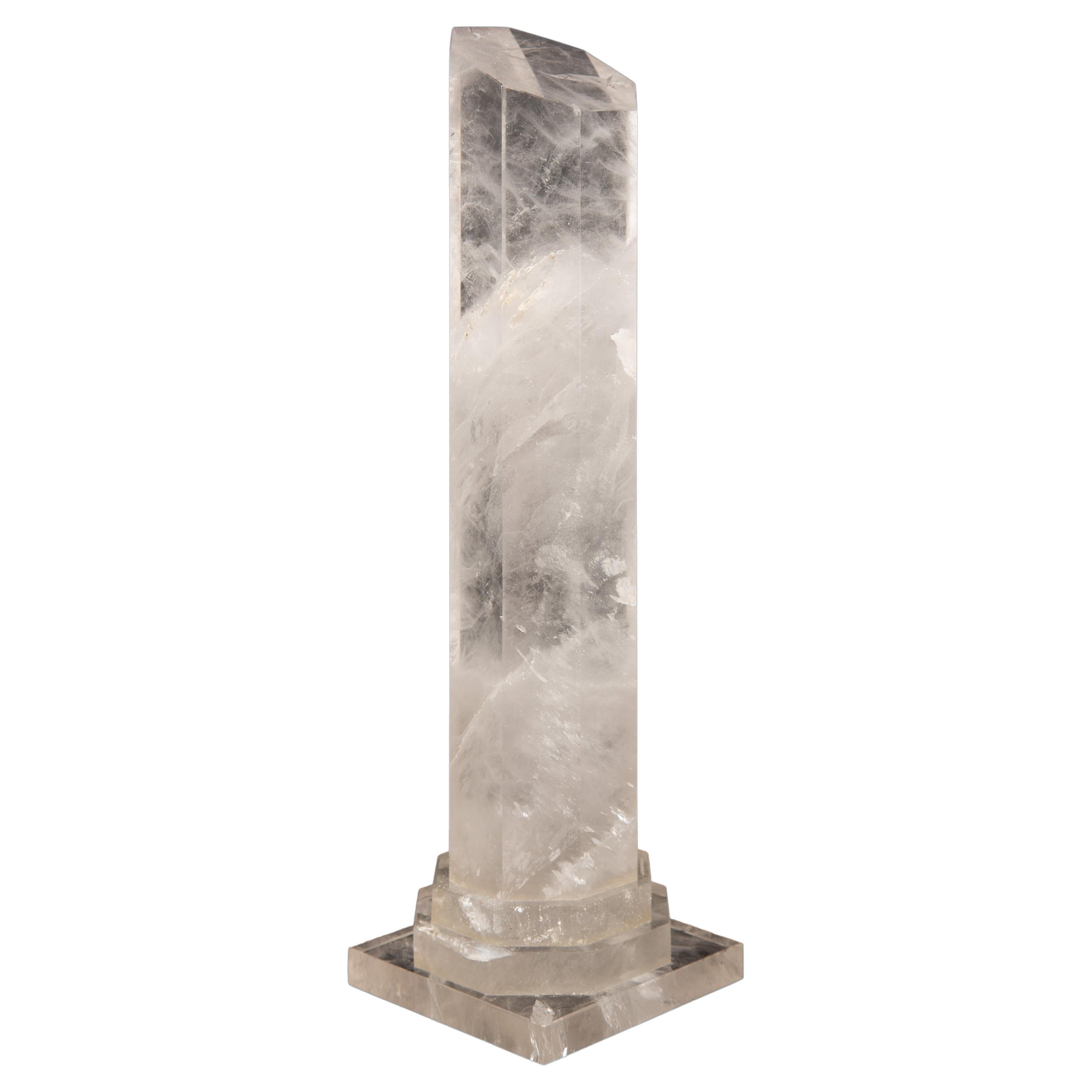 Rock Crystal Column For Sale