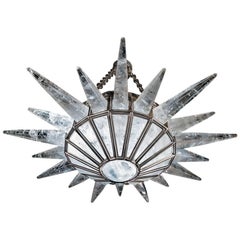 Lustre de Rêve en Cristal de roche par Alexandre Vossion