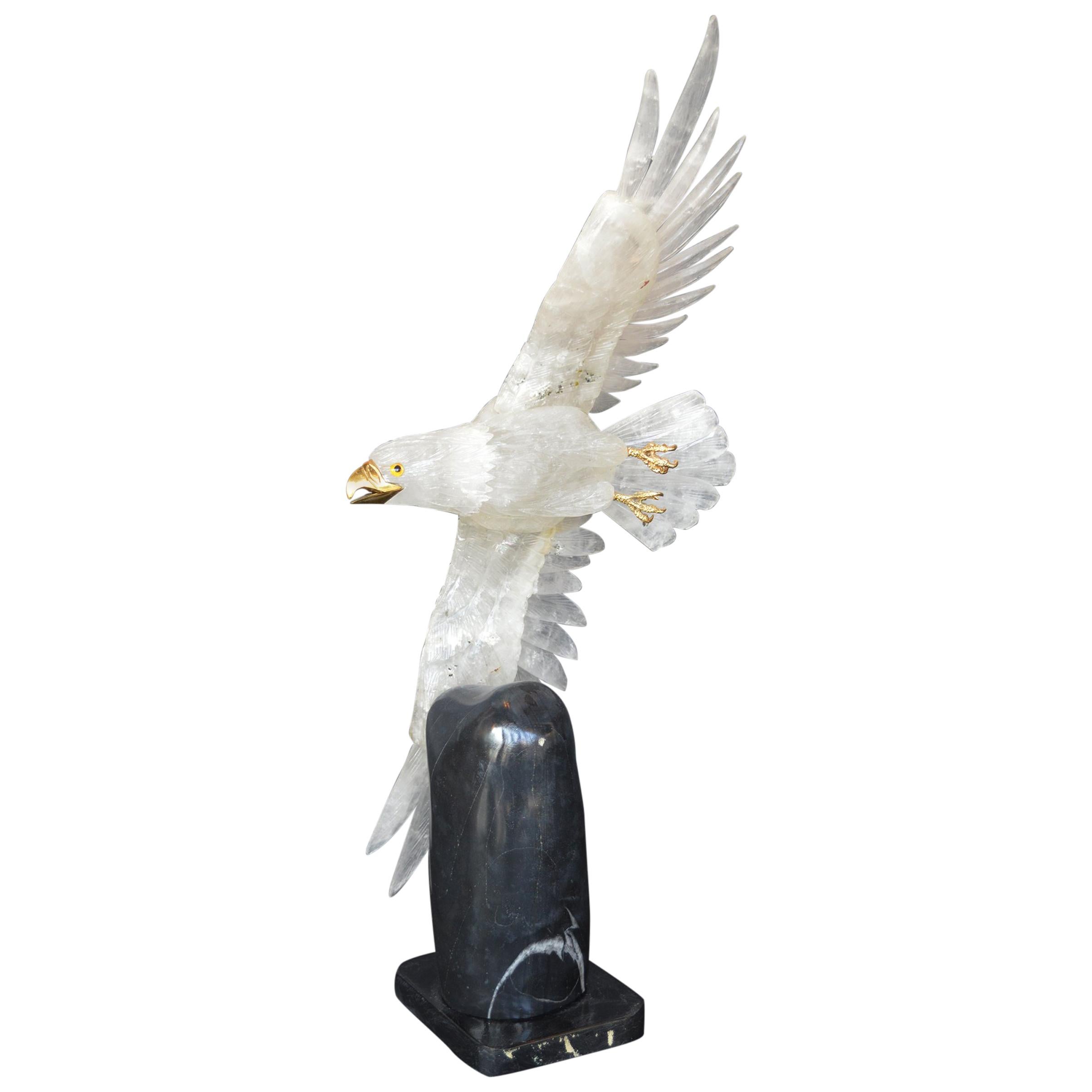 Rock Crystal Eagle