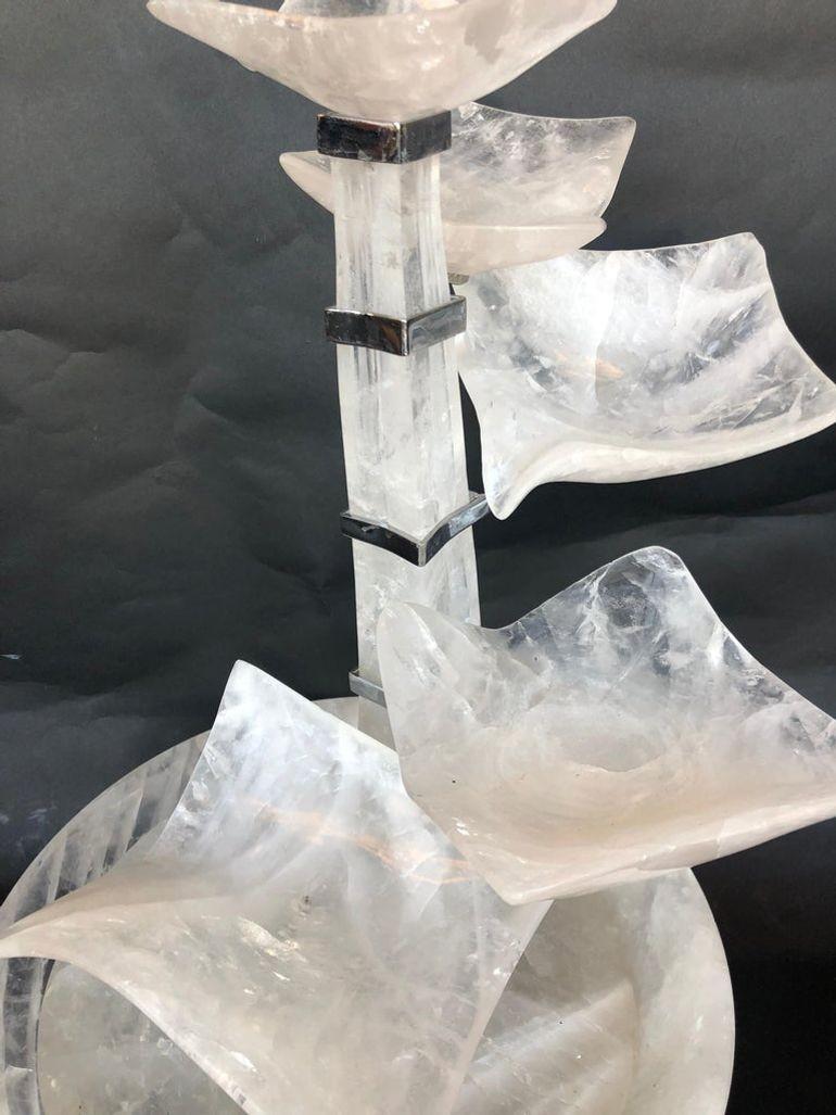 Mid-20th Century Rock Crystal Fountain For Sale