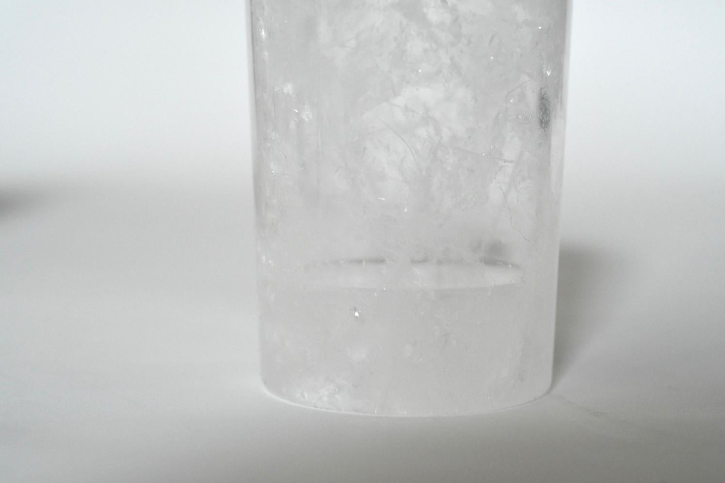 Contemporary Rock Crystal Glass by Phoenix For Sale