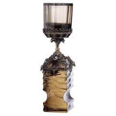 Rock crystal glass with silver - 'National Exhibition of Works of Art, 1868