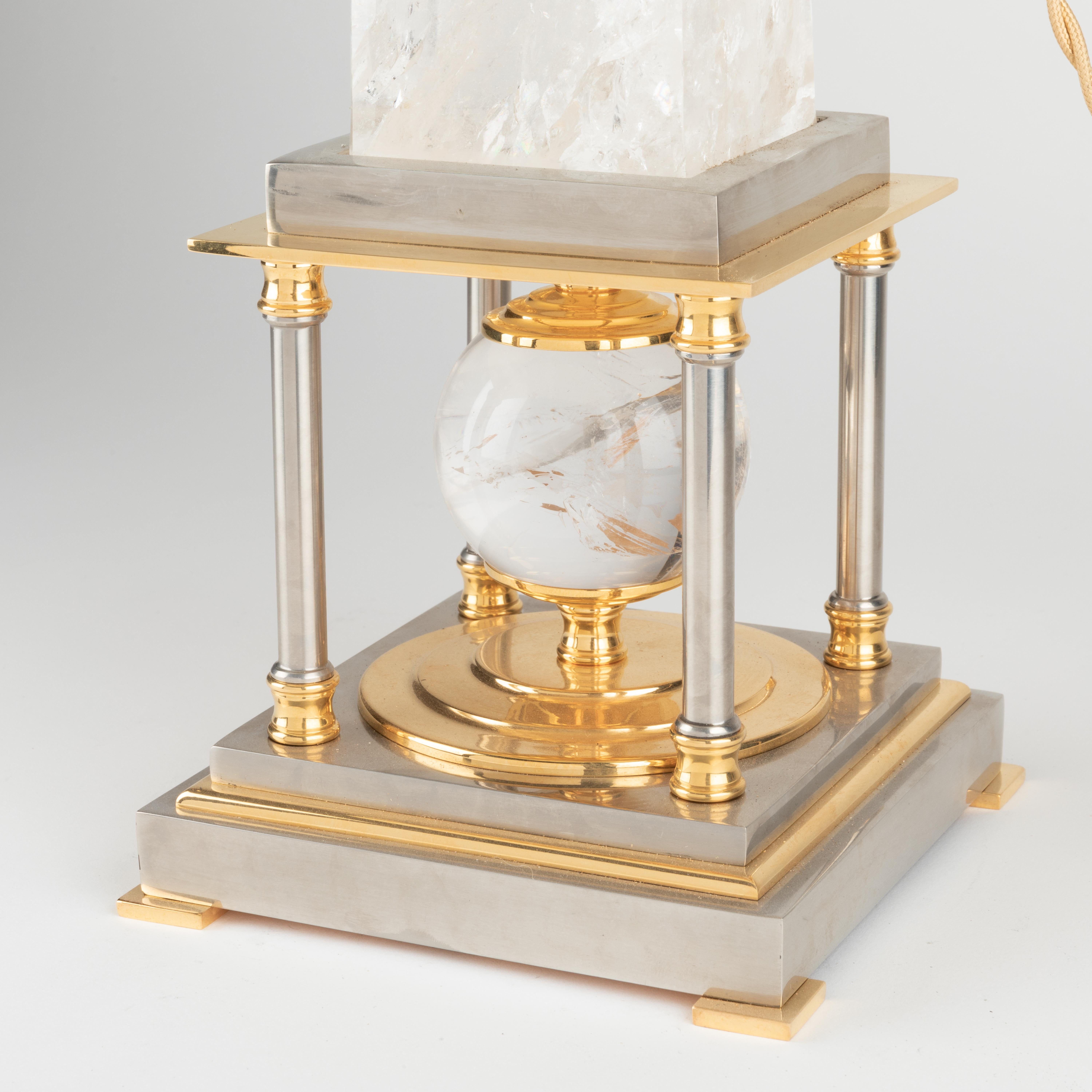 Rock Crystal Gold R Model by Alexandre Vossion For Sale 1