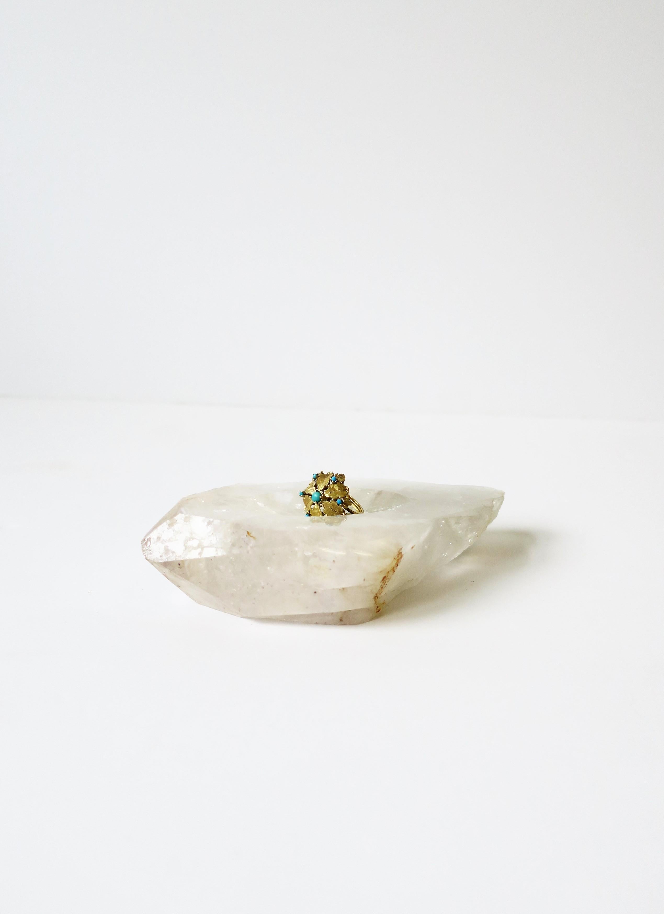 Organic Rock Crystal Jewelry Dish Vide-Poche Catchall 10