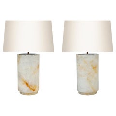Rock Crystal lamps By Phoenix