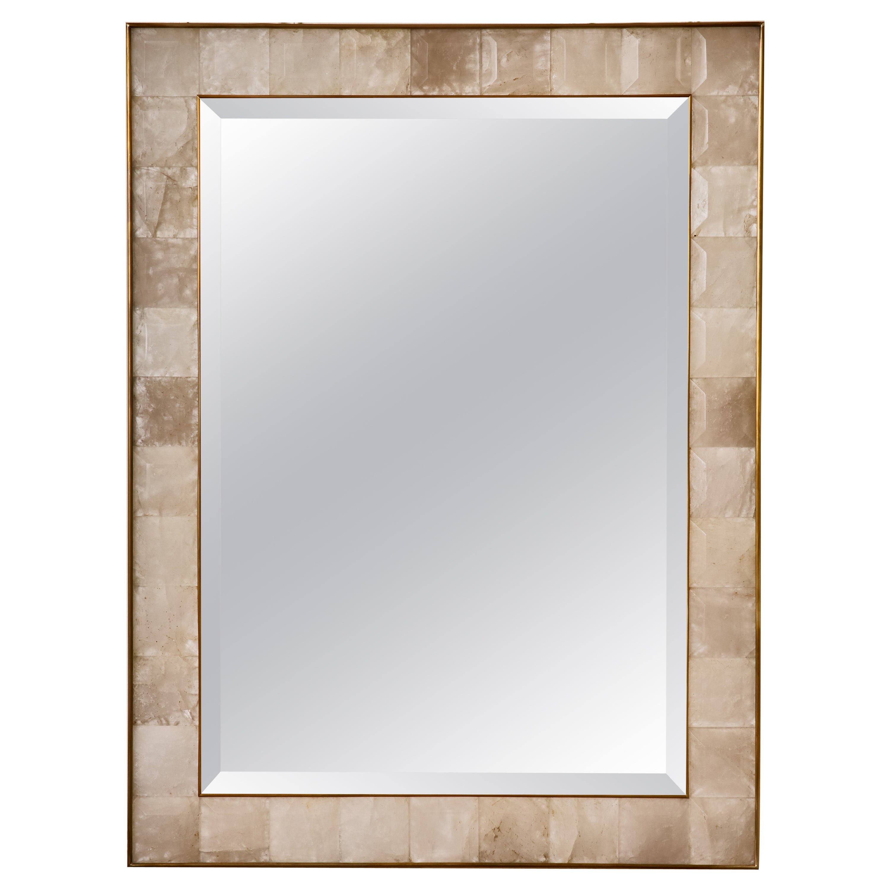 Rock crystal Mirror by Studio Glustin