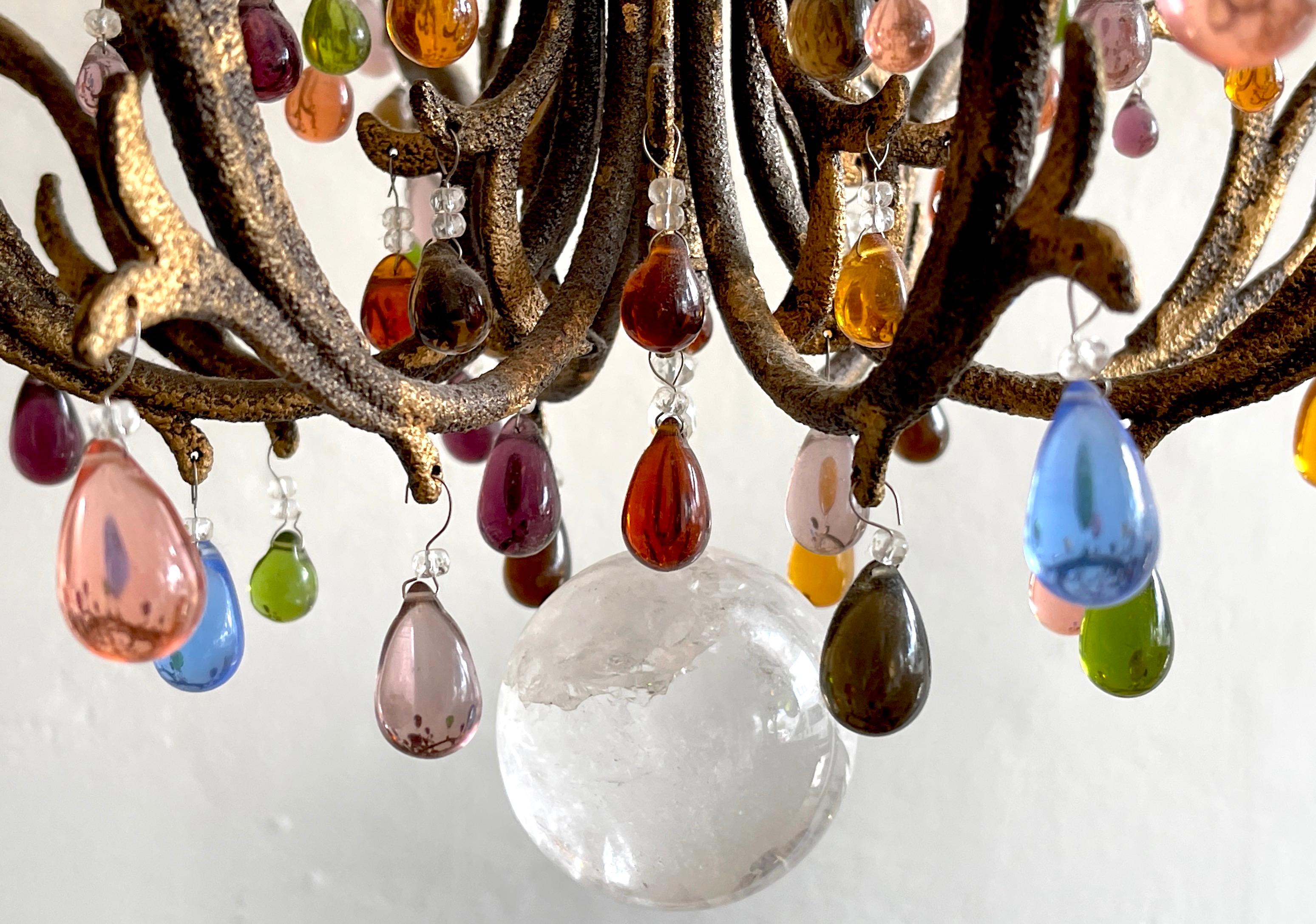 quartz chandelier