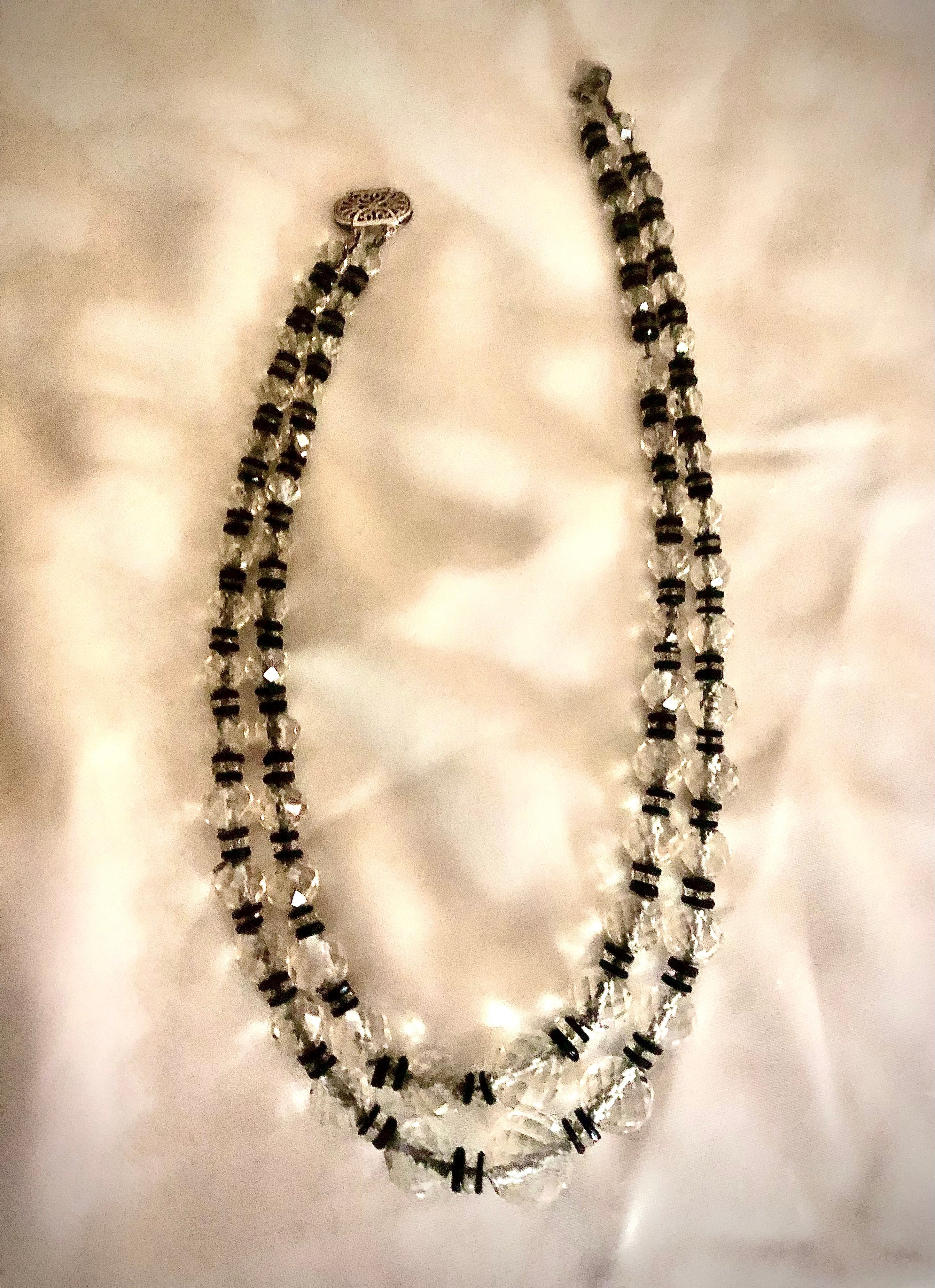 Collar de cristal de roca