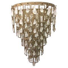 Lustre en cristal de roche