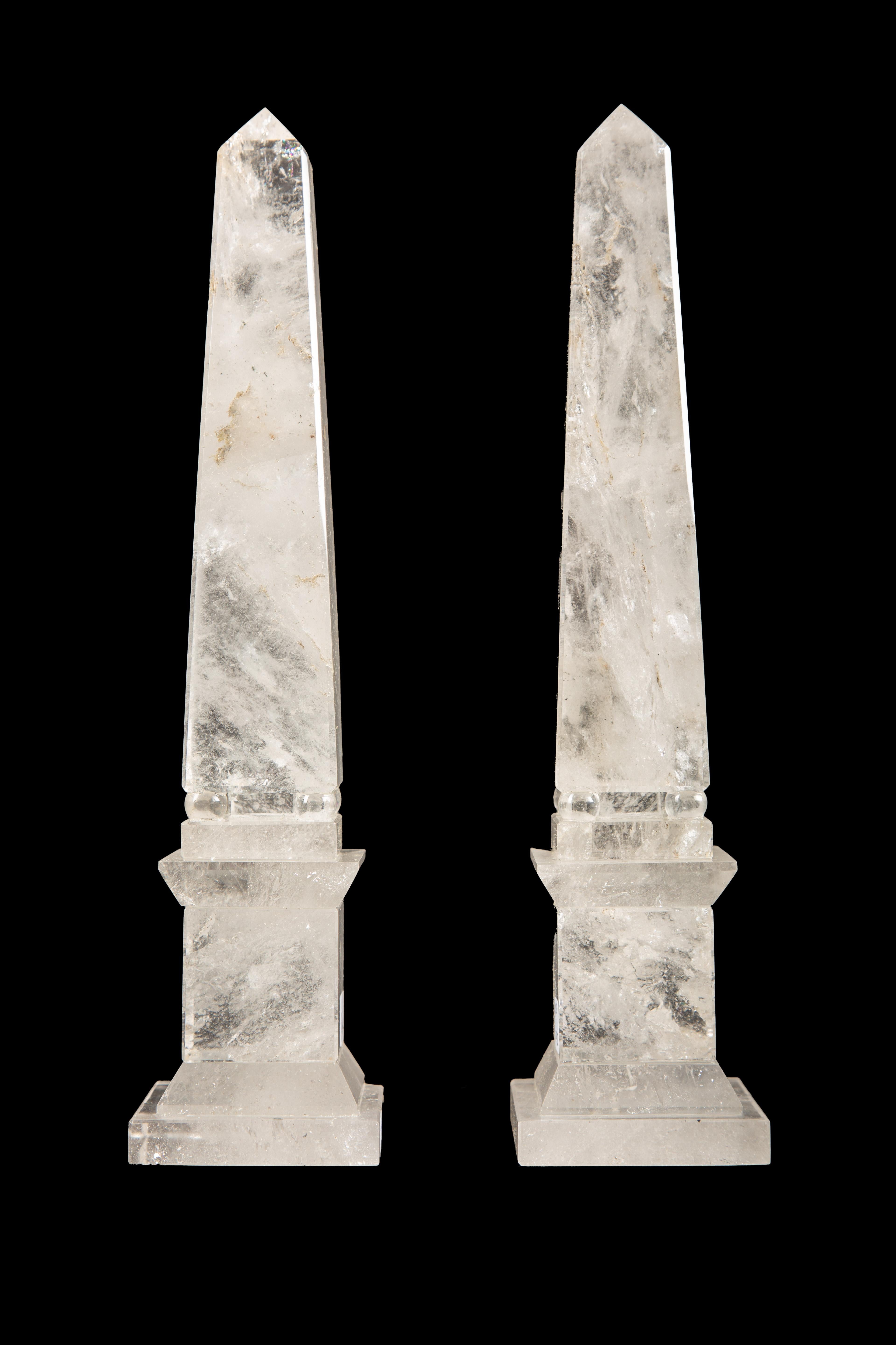Rock Crystal Obelisk, 10.5