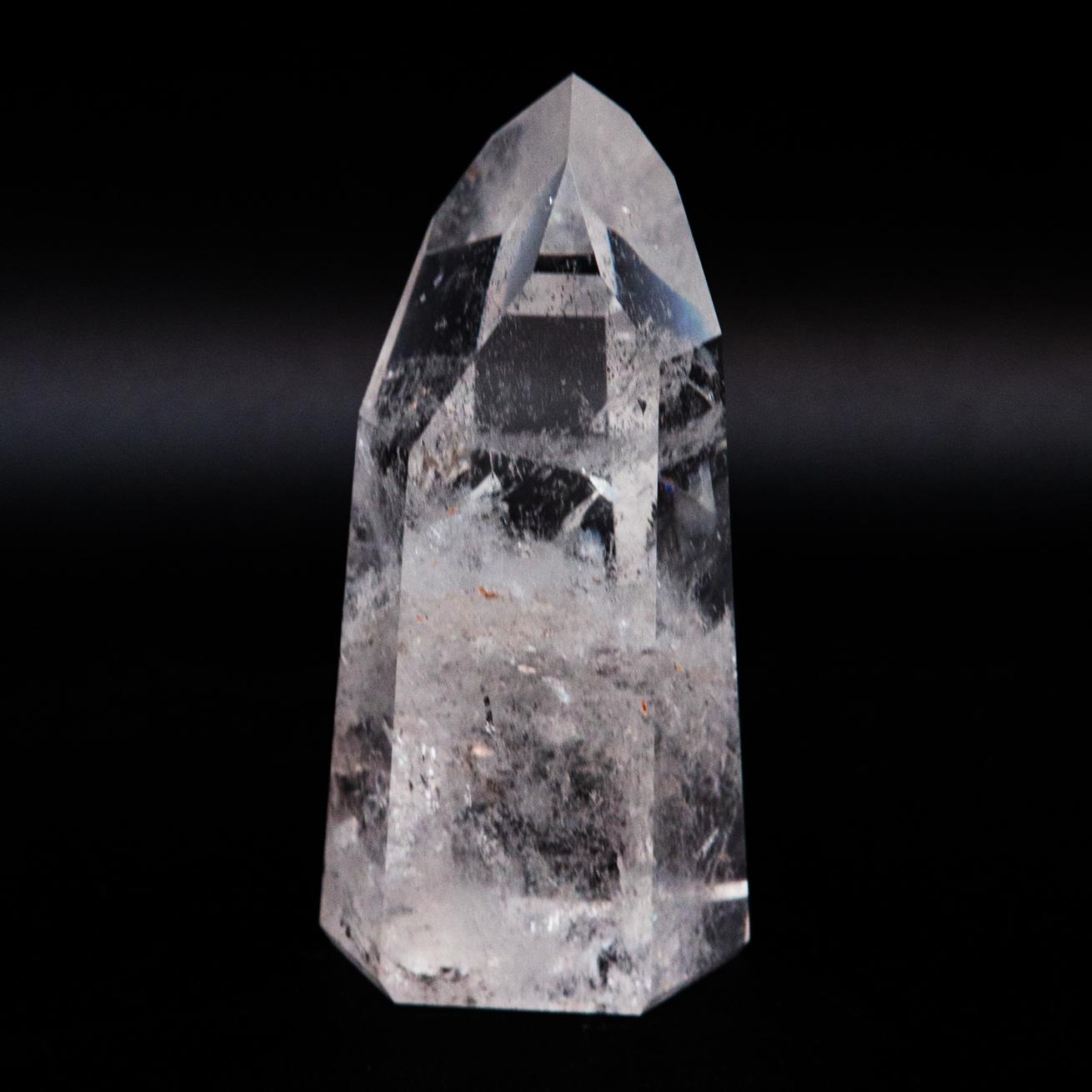 Extra large rock crystal (quartz) point, measures: 6.5