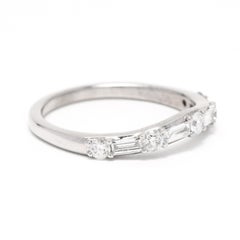 Rock Crystal Quartz Diamond Cocktail Ring, 14K White Gold, Ring