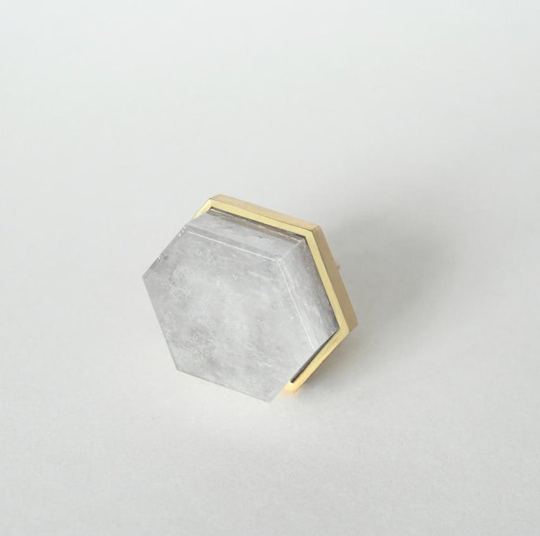 Rock Crystal Quartz Knob by Phoenix For Sale at 1stDibs