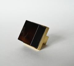 Bouton en cristal de roche et quartz par Phoenix