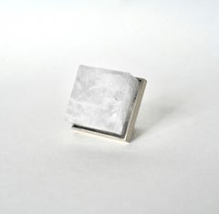 Bouton en quartz de cristal de roche par Phoenix