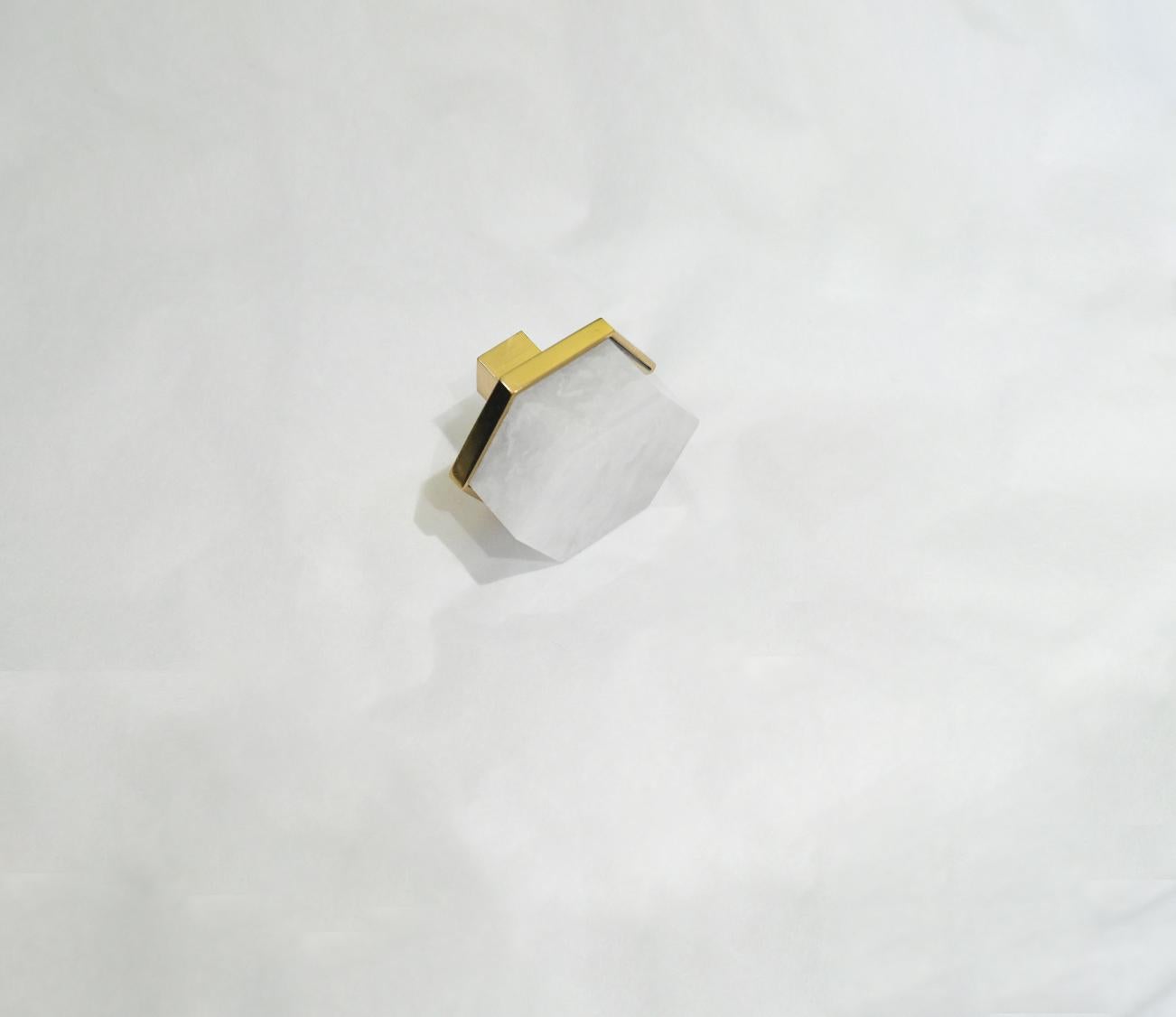 Rock Crystal Quartz Knob by Phoenix For Sale 1