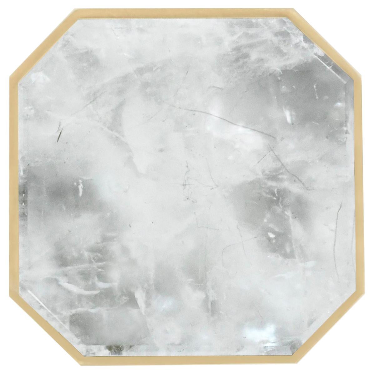 Bouton en quartz de cristal de roche par Phoenix