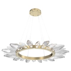 Rock Crystal Ring Chandelier 42"