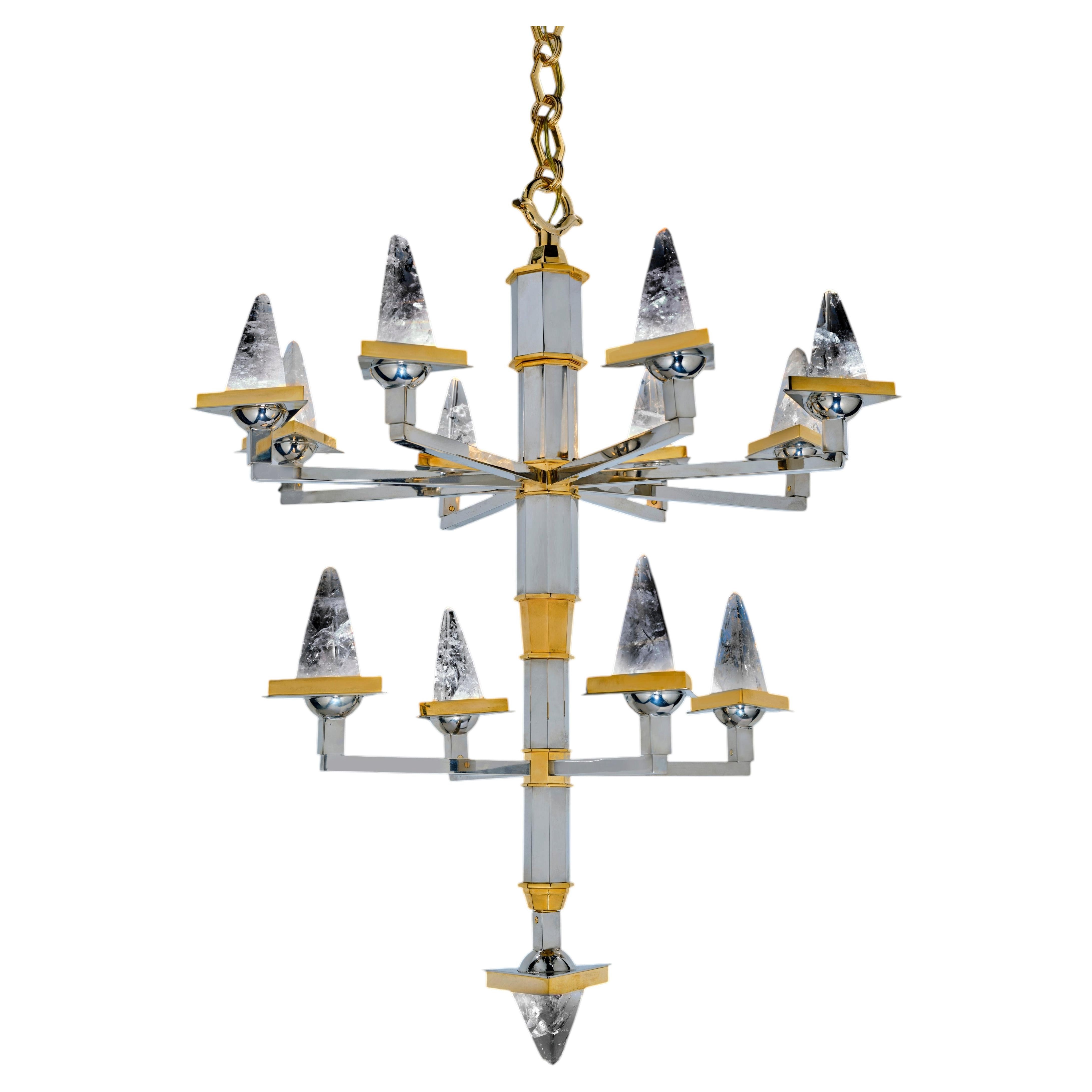 Araña de Cristal de Roca SATELLITE De Alexandre VOSSION PARIS en venta