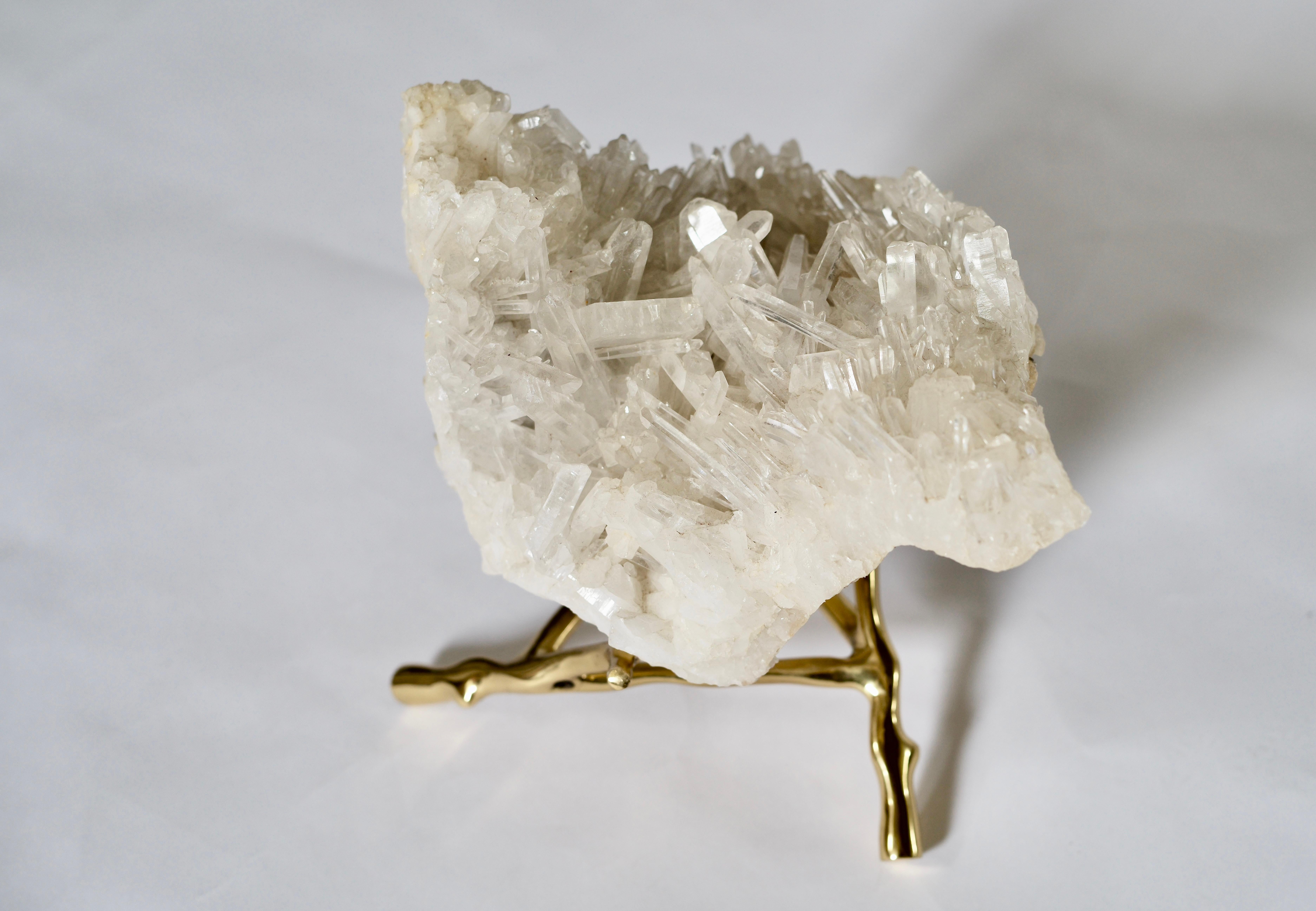 Rock Crystal Sculpture In Excellent Condition For Sale In New York, NY