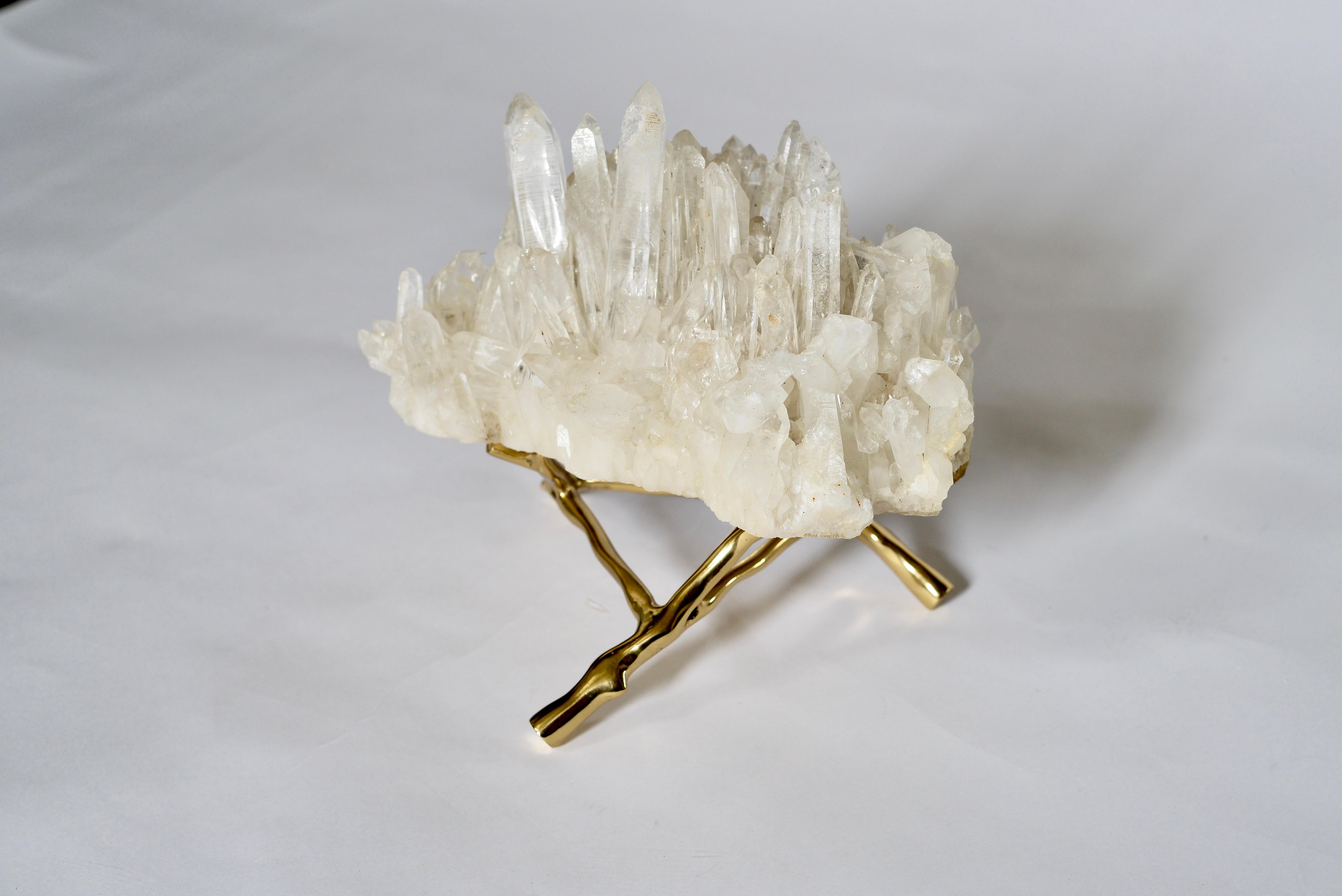 Rock Crystal Sculpture In Excellent Condition For Sale In New York, NY