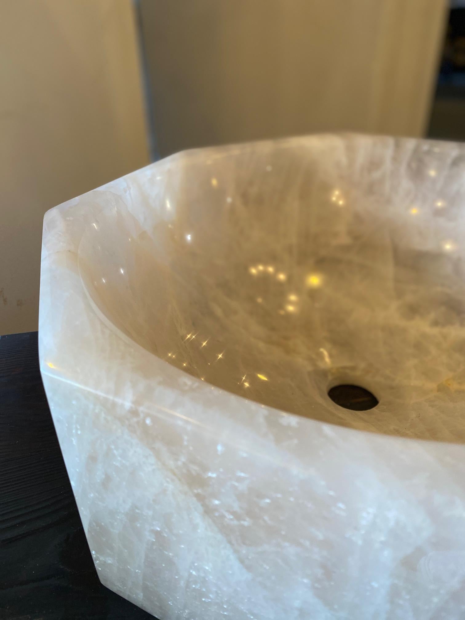 rocks in sink for decoration