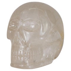 Rock Crystal Skull Sculpture