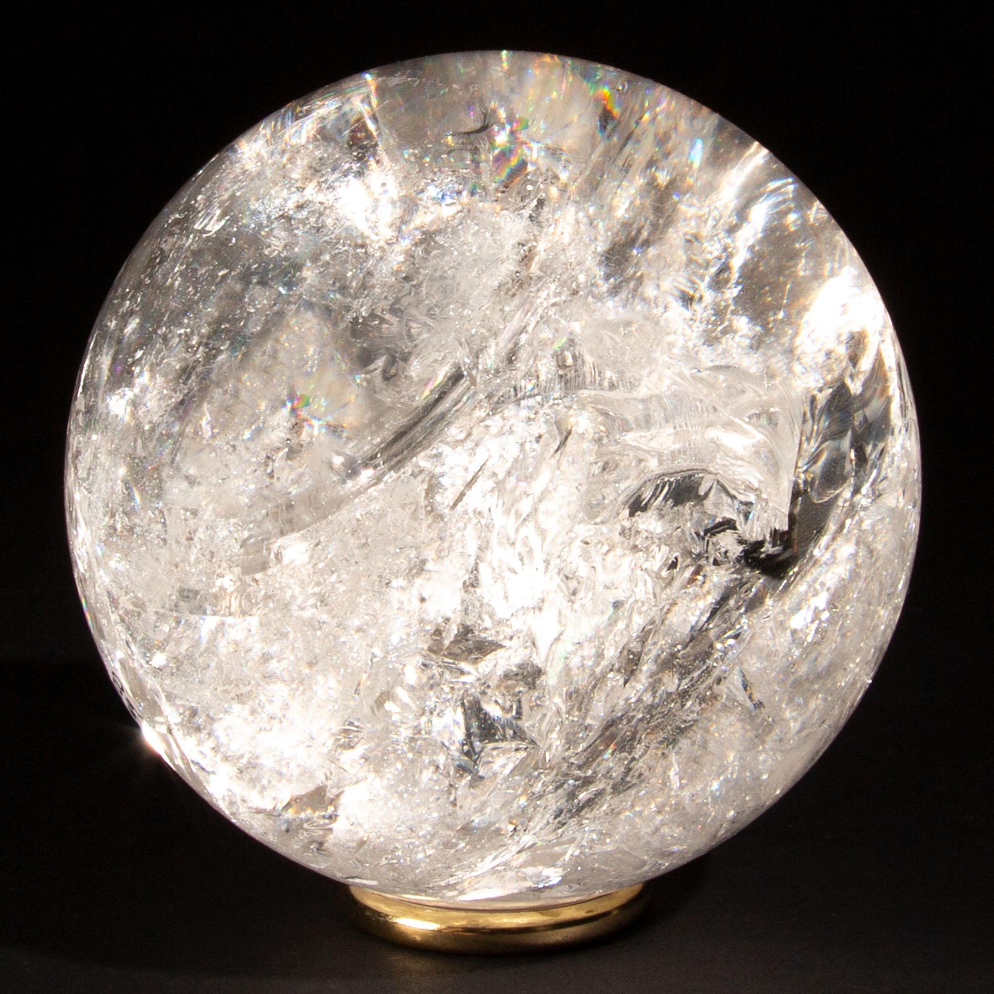 Contemporary Rock Crystal Sphere, 4.5