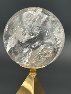 Rock Crystal Sphere.