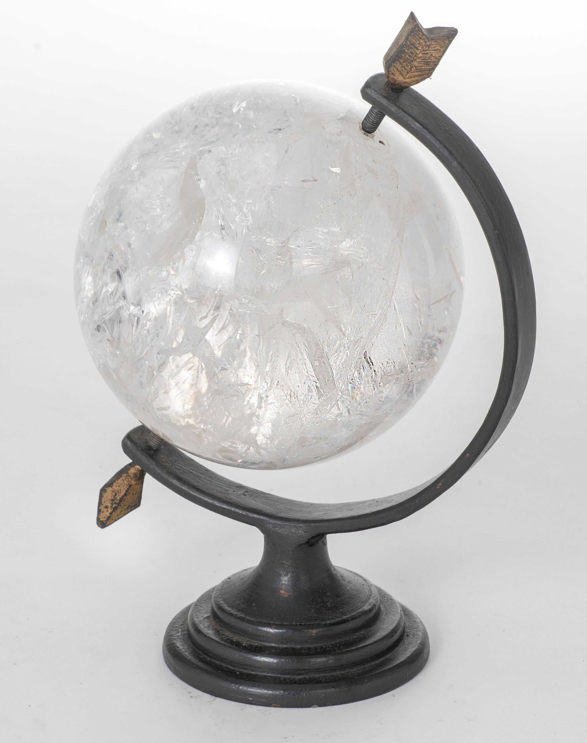 Rock Crystal Sphere on Stand 5