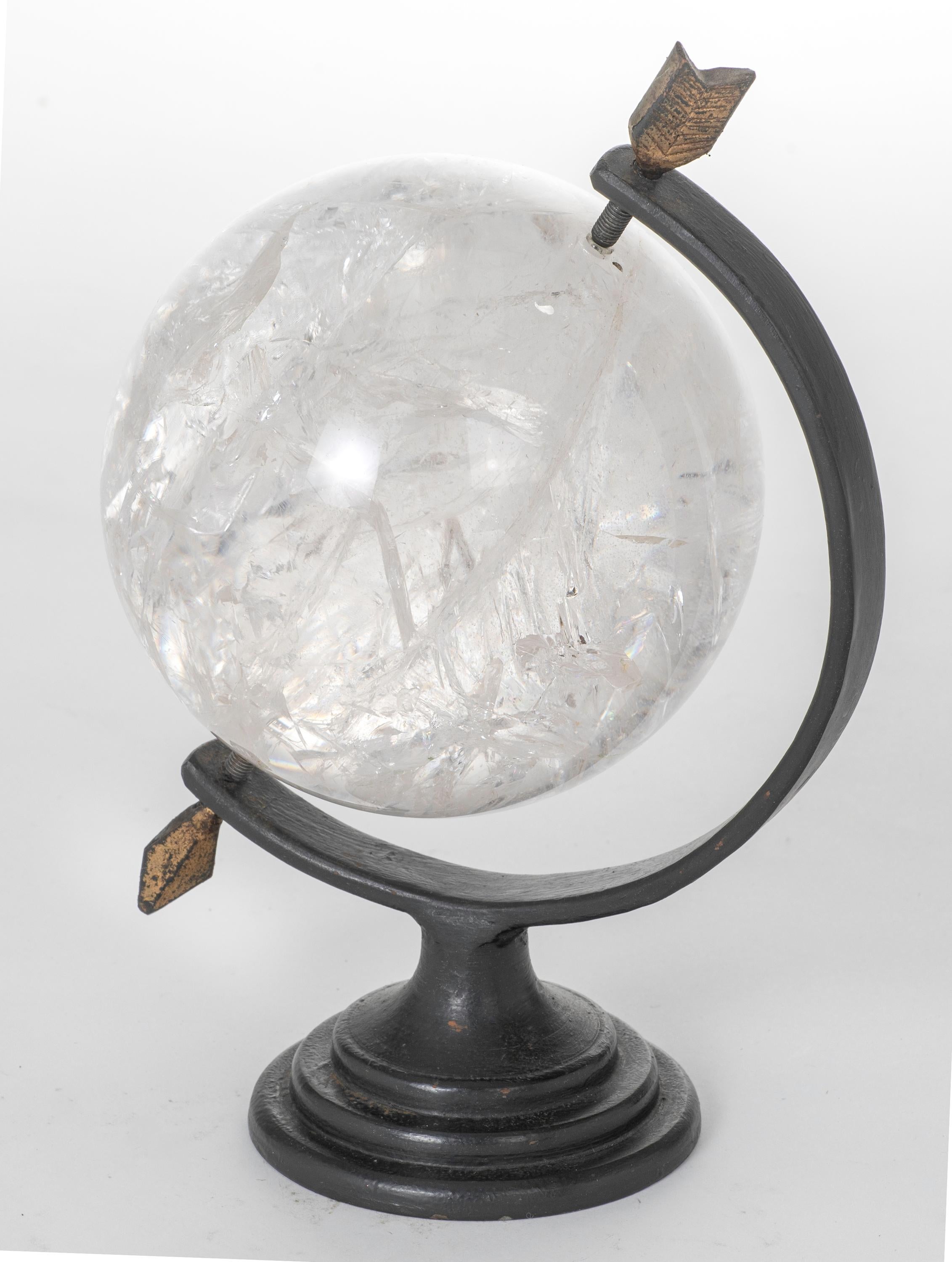 Rock Crystal Sphere on Stand 6