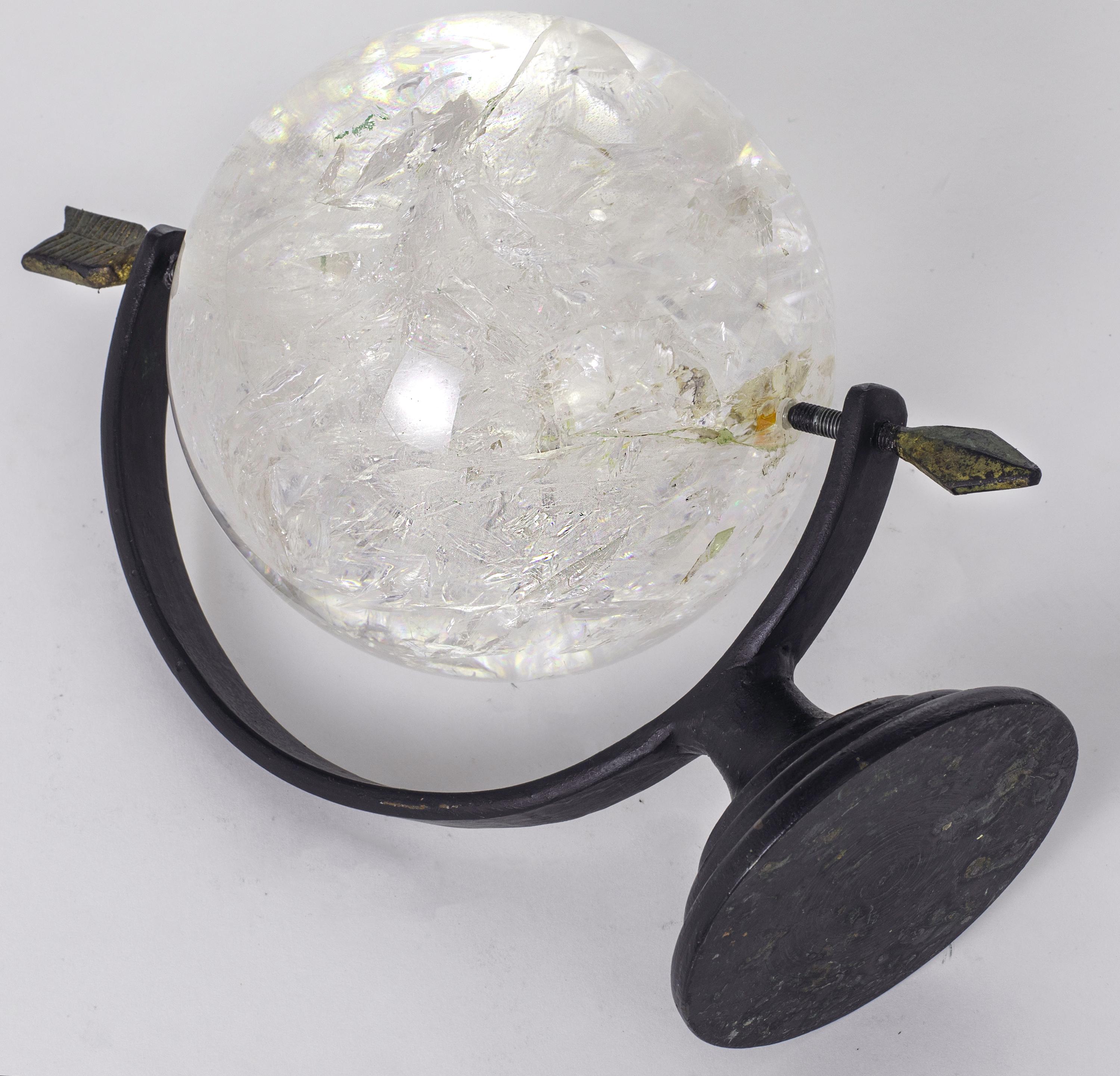Rock Crystal Sphere on Stand 7
