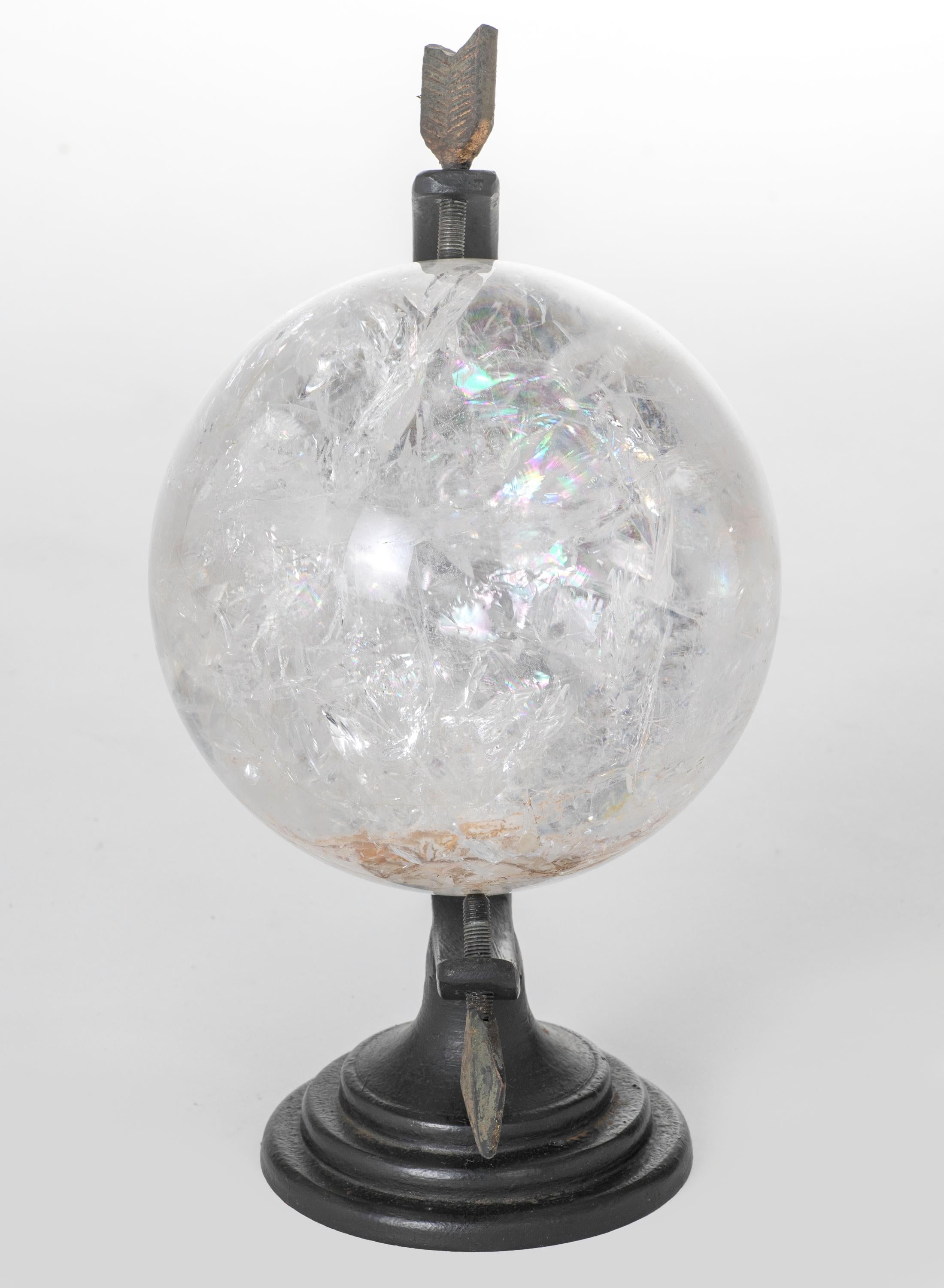 Rock Crystal Sphere on Stand 1