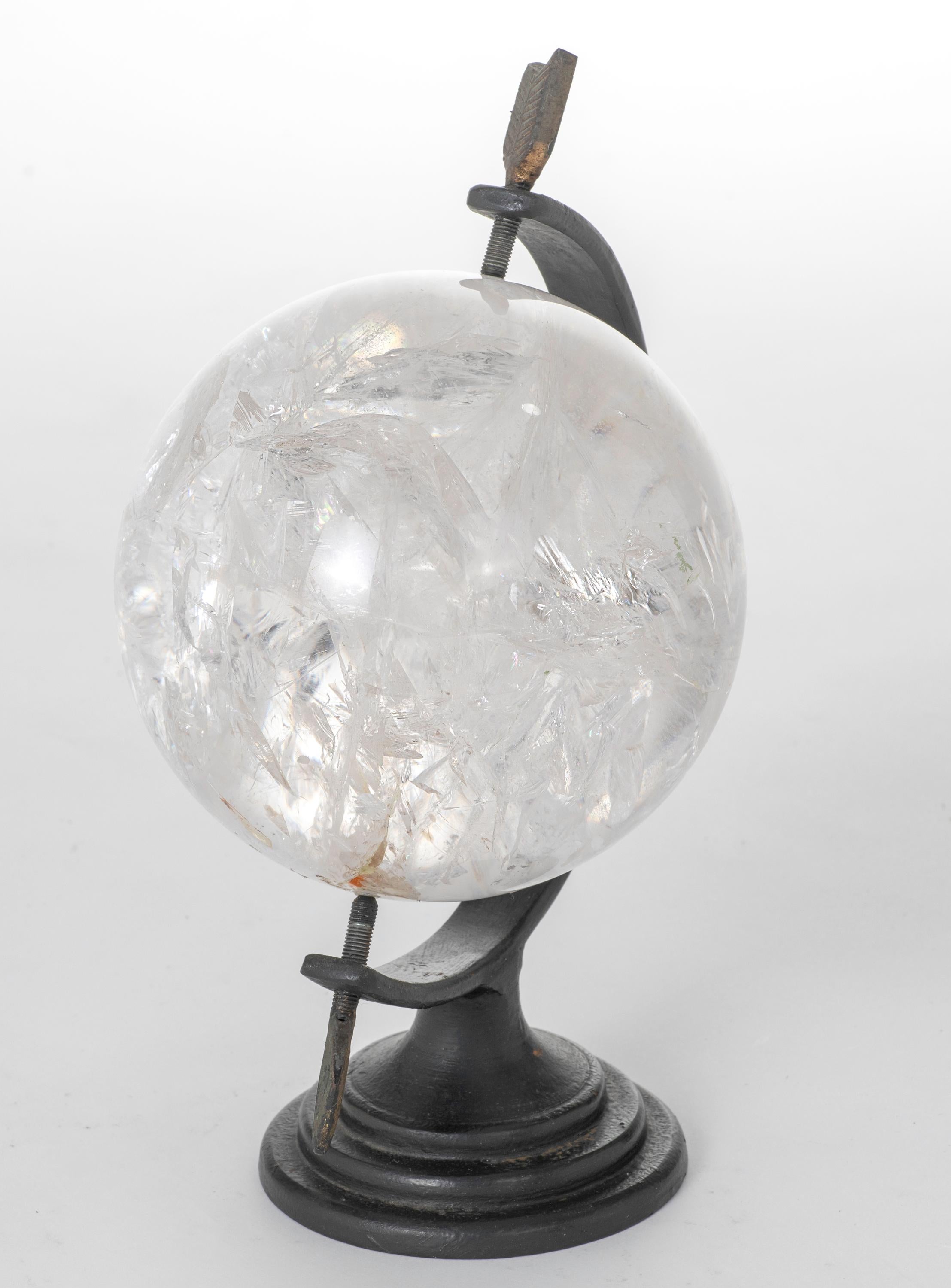 Rock Crystal Sphere on Stand 2