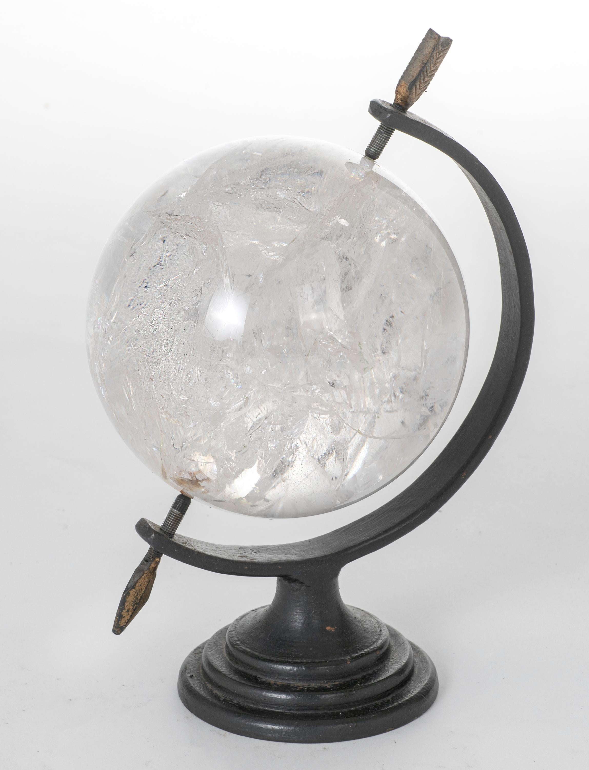 Rock Crystal Sphere on Stand 3