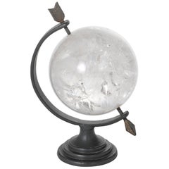 Rock Crystal Sphere on Stand