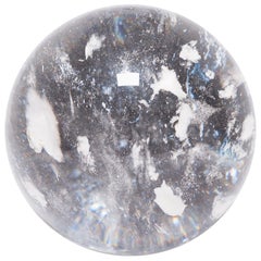 Rock Crystal Sphere Sculpture