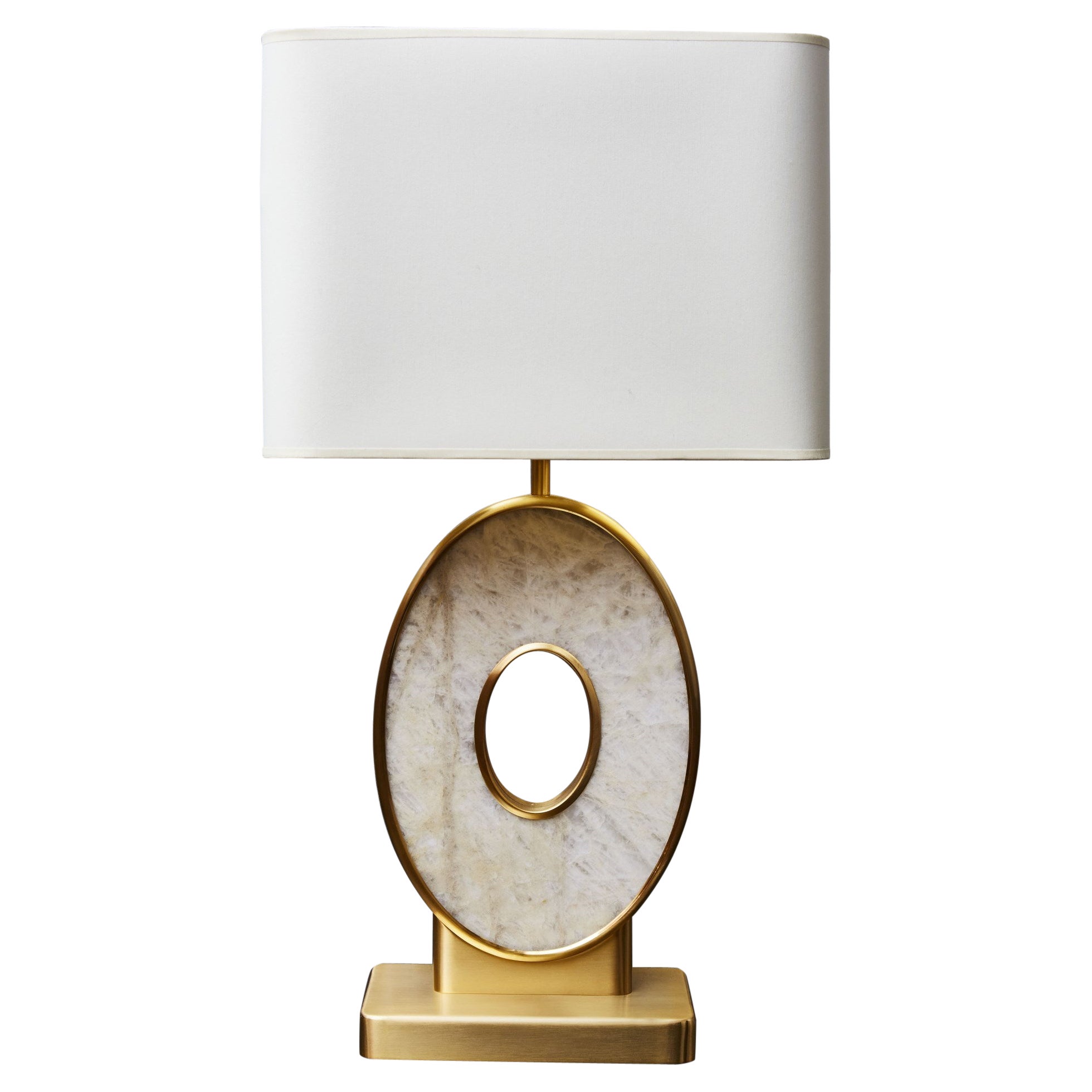 Bergkristall-Tischlampe von Studio Glustin
