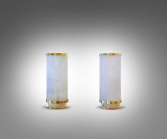 Rock Crystal Accent Lamps by Phoenix