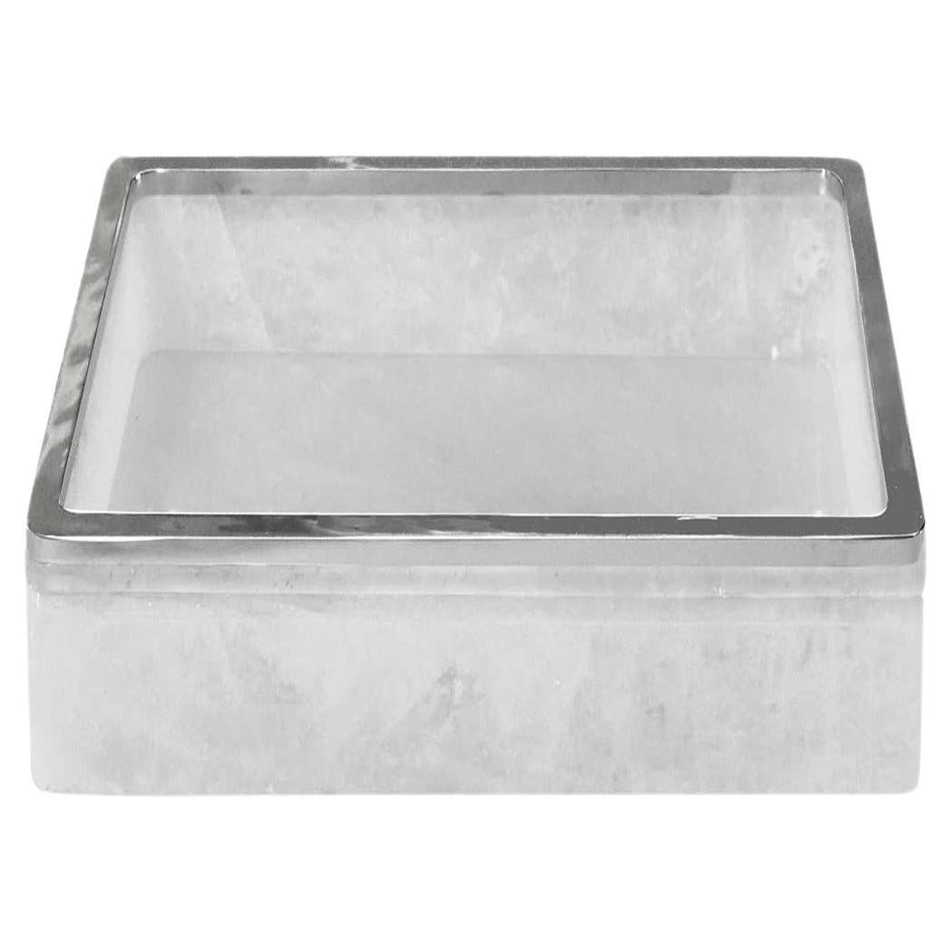 Rock Crystal Tray by Phoenix For Sale