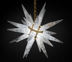 Rock Crystal Ultimate Star Kronleuchter von Alexandre Vossion .
