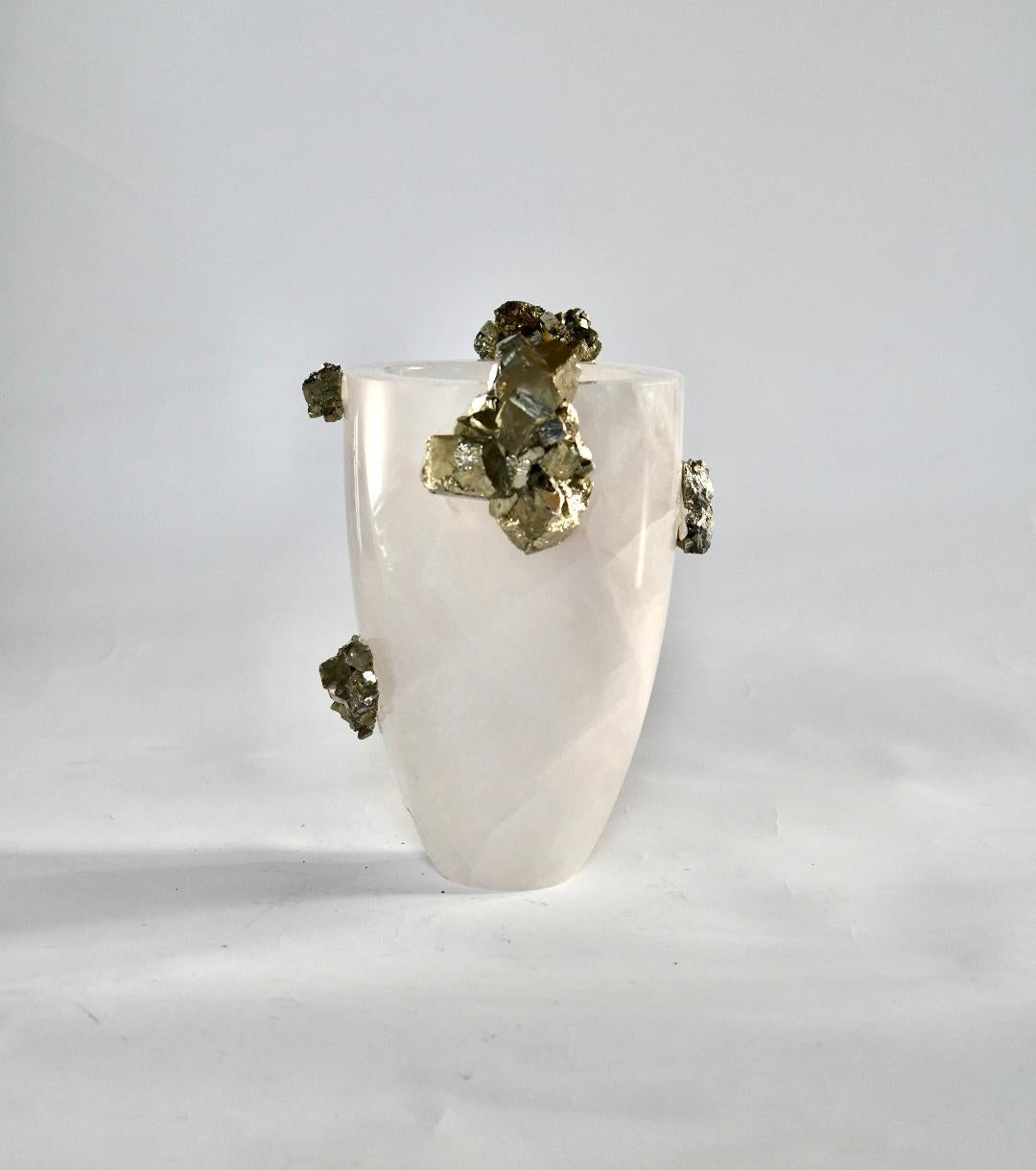 Rock Crystal Vase by Phoenix For Sale 1