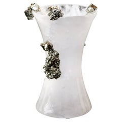 Vase aus Bergkristall von Phoenix