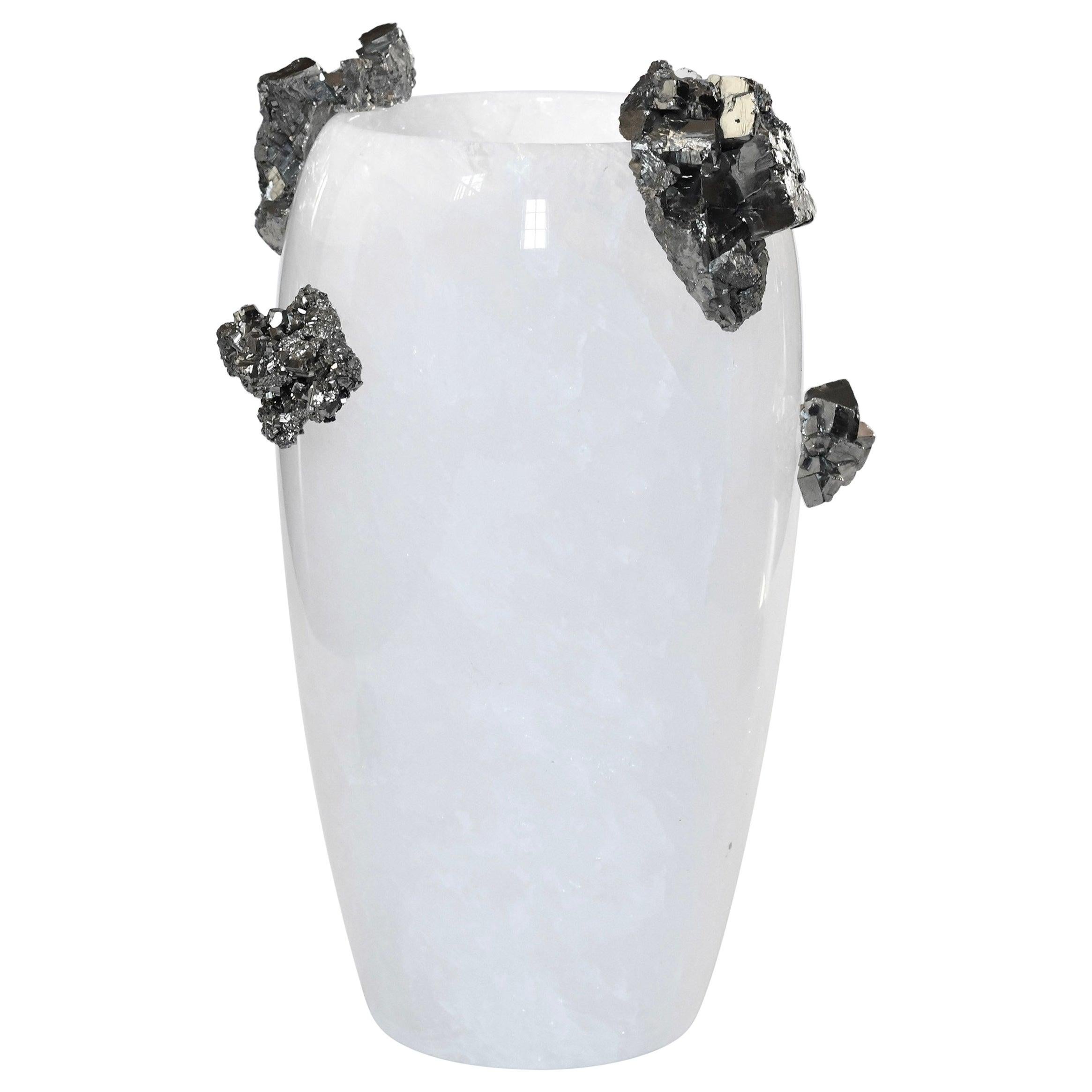 Rock Crystal Vase II by Phoenix For Sale