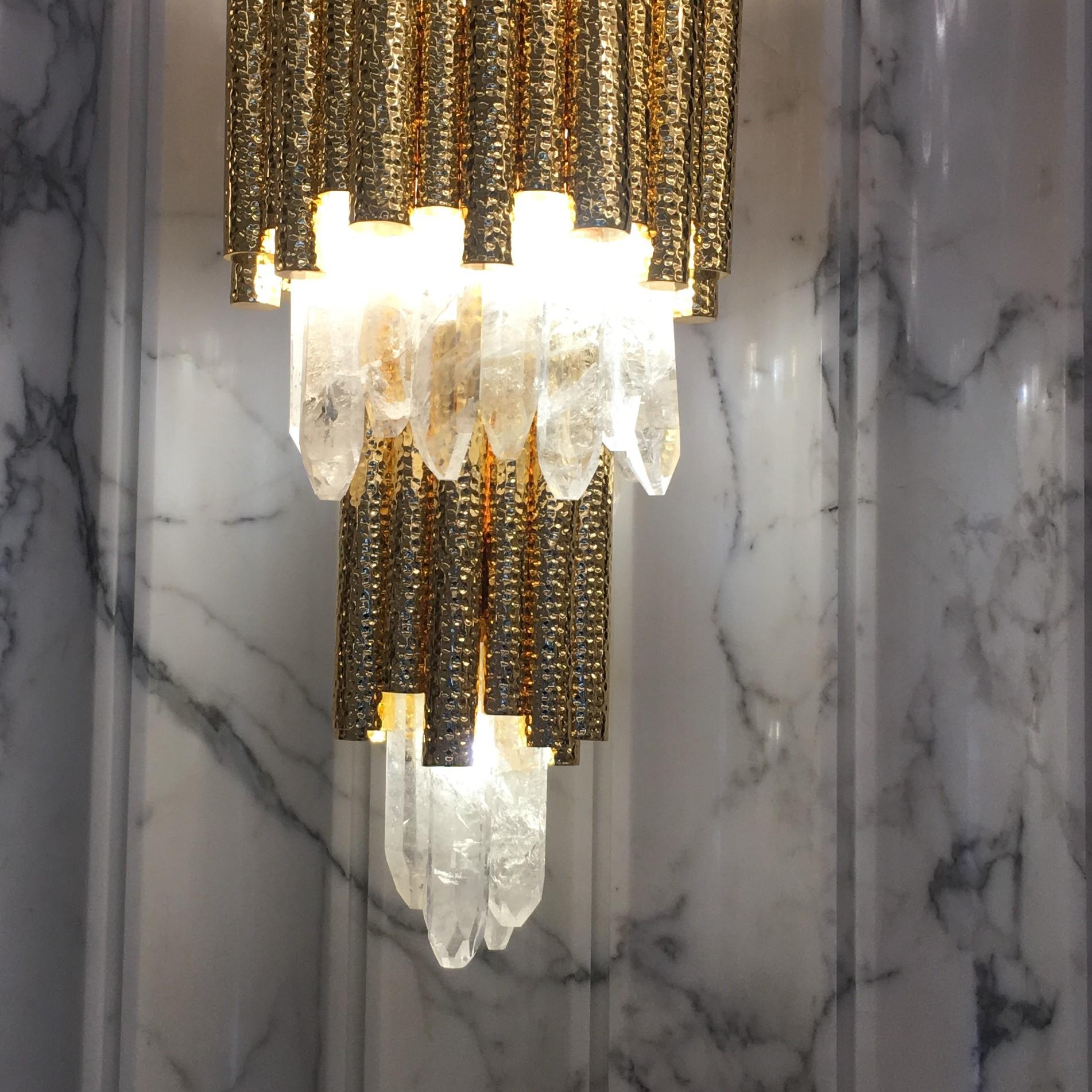 Chinese Rock Crystal Wall Lamp by Artiss