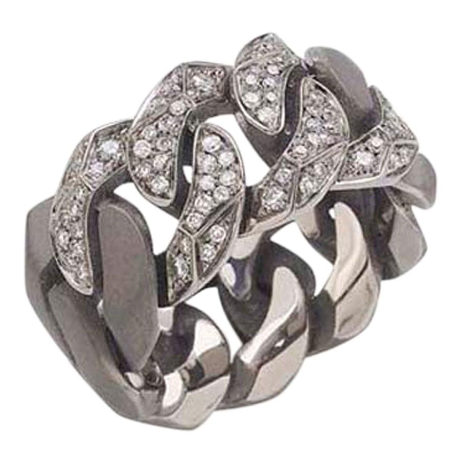 Customizable Rock Diamonds Ring / Purple Titanium For Sale at 1stDibs