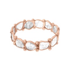 Rock & Divine Dawn Collection Luminary Diamond Eternity Band in 18K Rose Gold