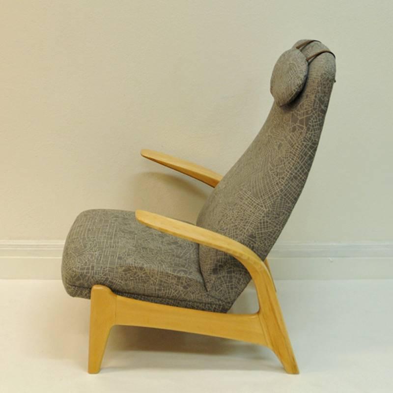 Scandinavian Modern Rock 'n Rest comfortable Lounge Chair from 1960s by Rastad & Relling, Norway