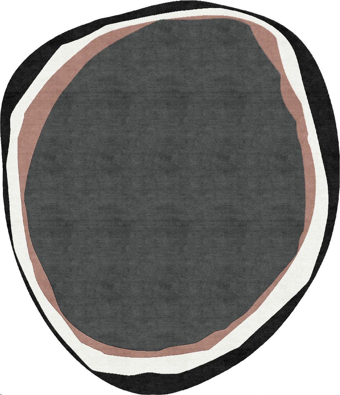 Kleiner Teppich mit Felspapierkante von Art & Loom (Postmoderne) im Angebot