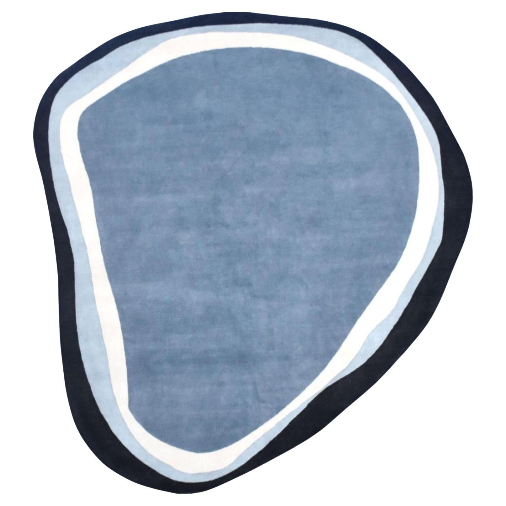 Rock Paper Edge Medium Rug by Art and Loom For Sale at 1stDibs